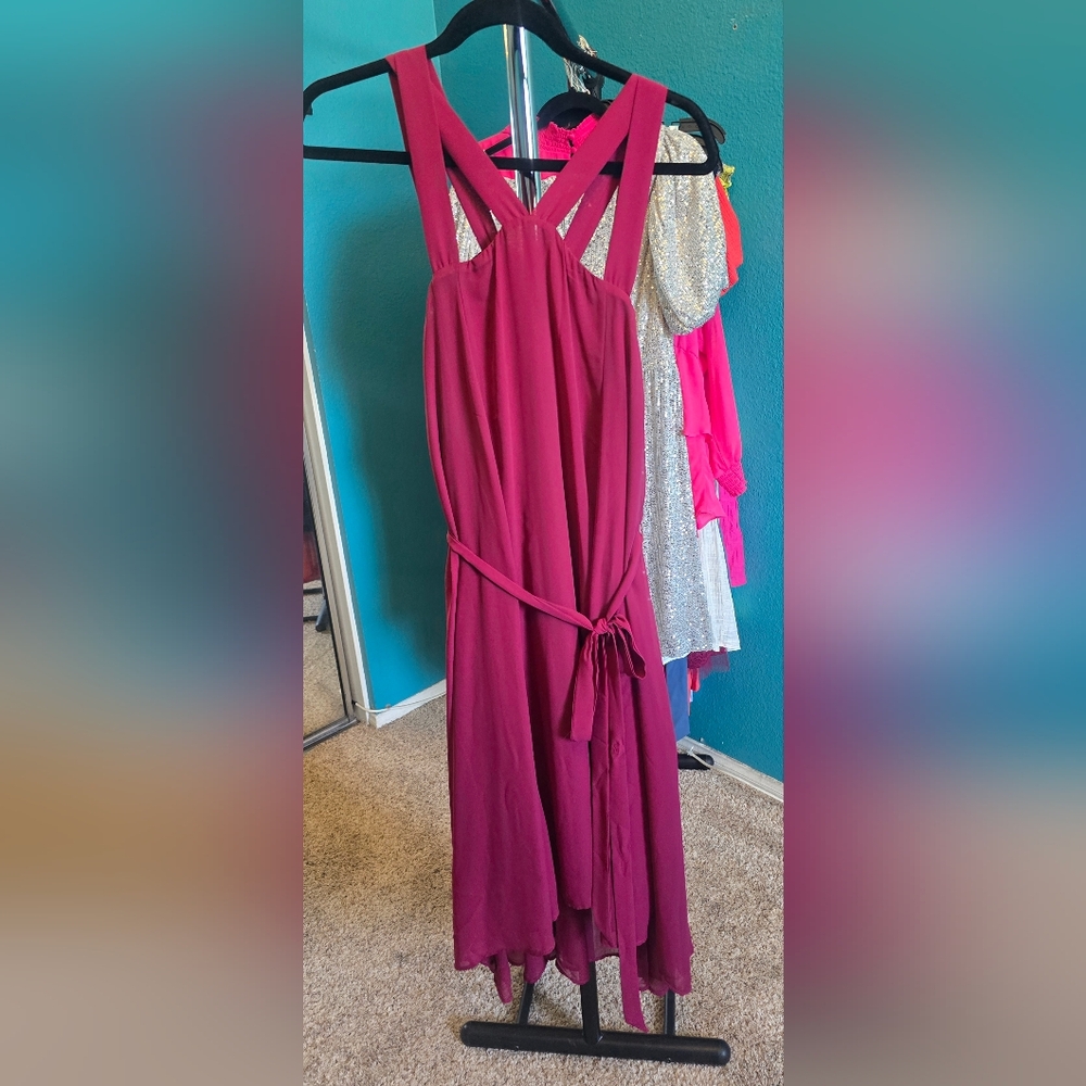 Torrid Burgundy Sleeveless Dress